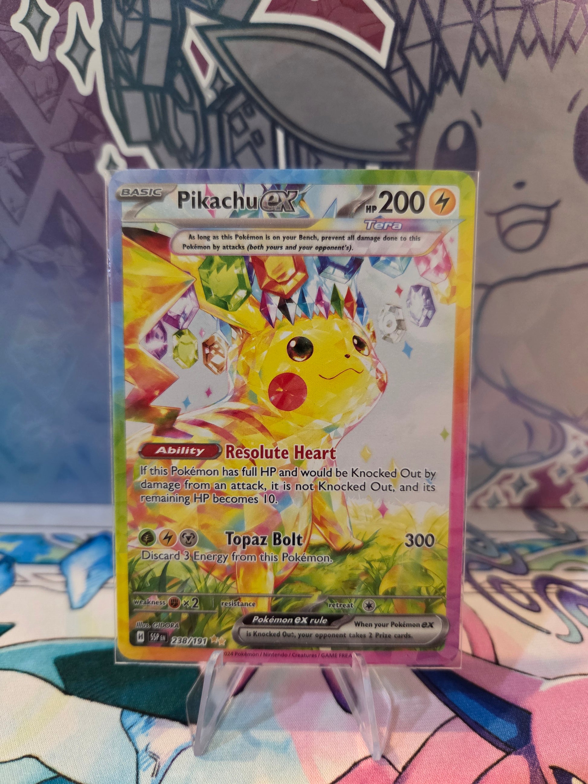 Pikachu ex | 238/191 | Special Illustration Rare | Surging Sparks | NM/M