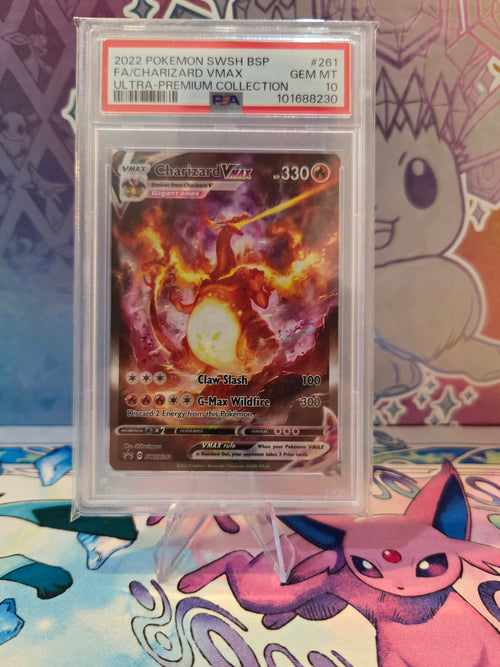 2022 Pokemon Charizard - VMAX SWSH261 Ultra Premium Collection - PSA 10